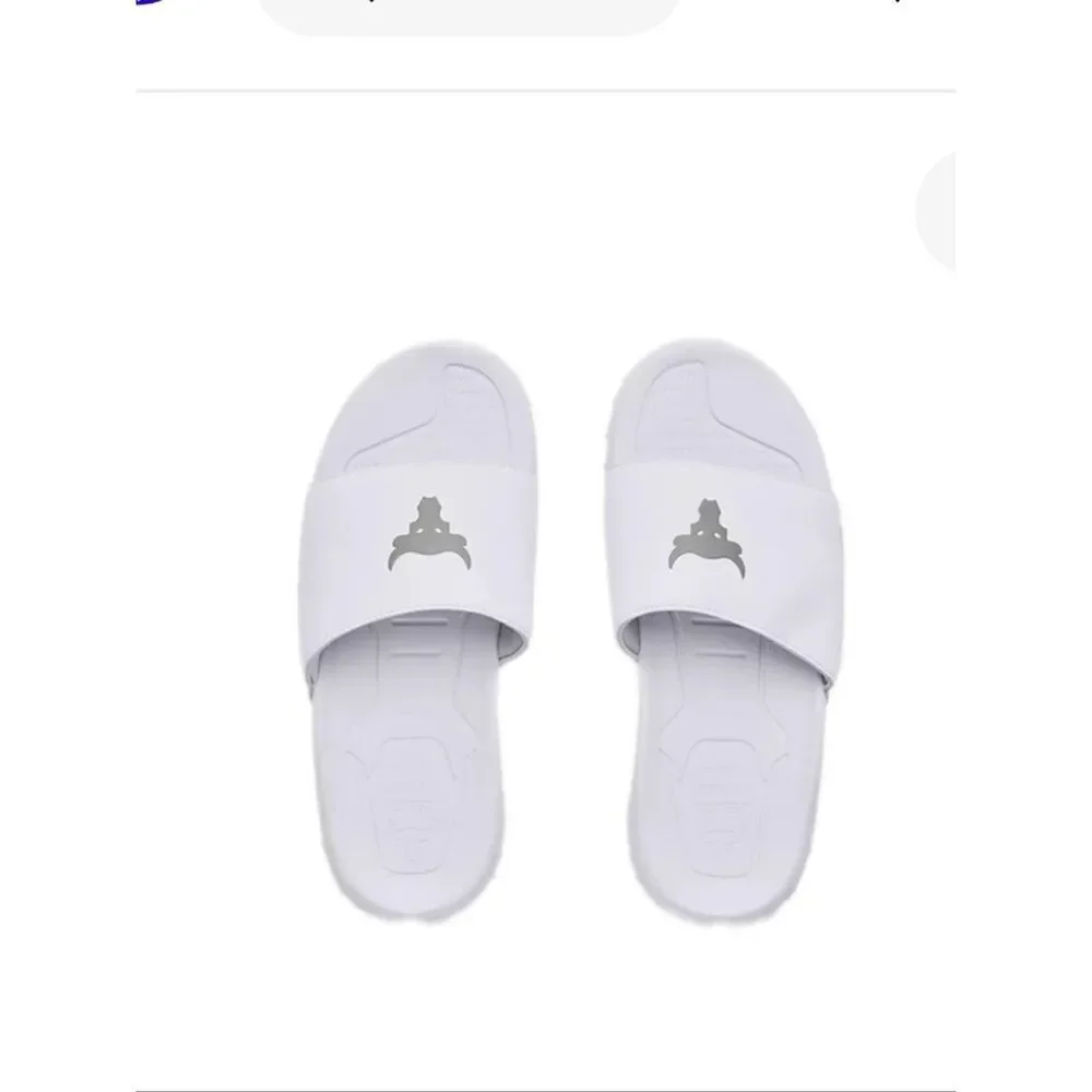 Under Armour Project Rock Men's White Slide Sandals